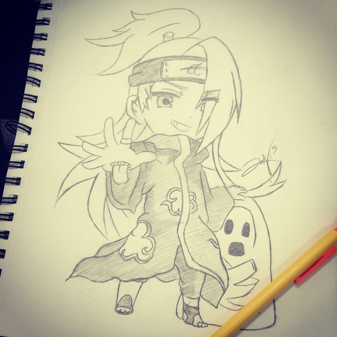 1136x1136 Deidara Sketch My Latest Drawings Sketches And - Deidara Sketch