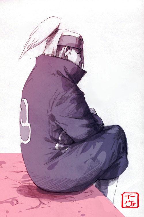 500x750 Also, Have This Old Deidara Sketch I Never Posted - Deidara Sketch