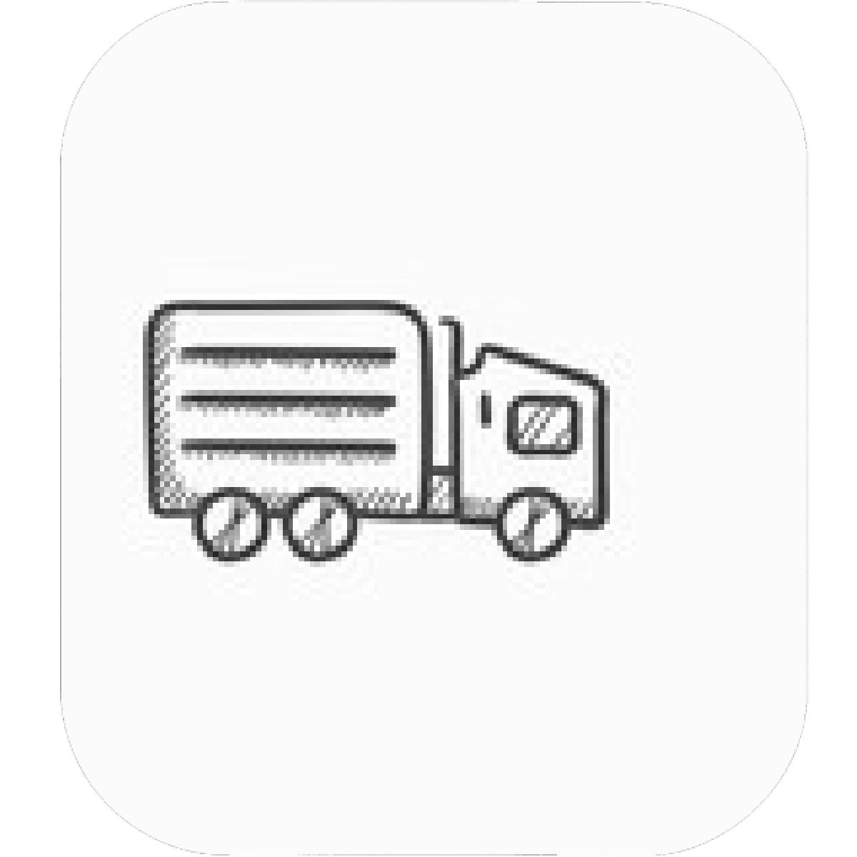 1200x1200 Designs Mein Mousepad Design Mousepad Selbst Designen - Delivery Truck Sketch