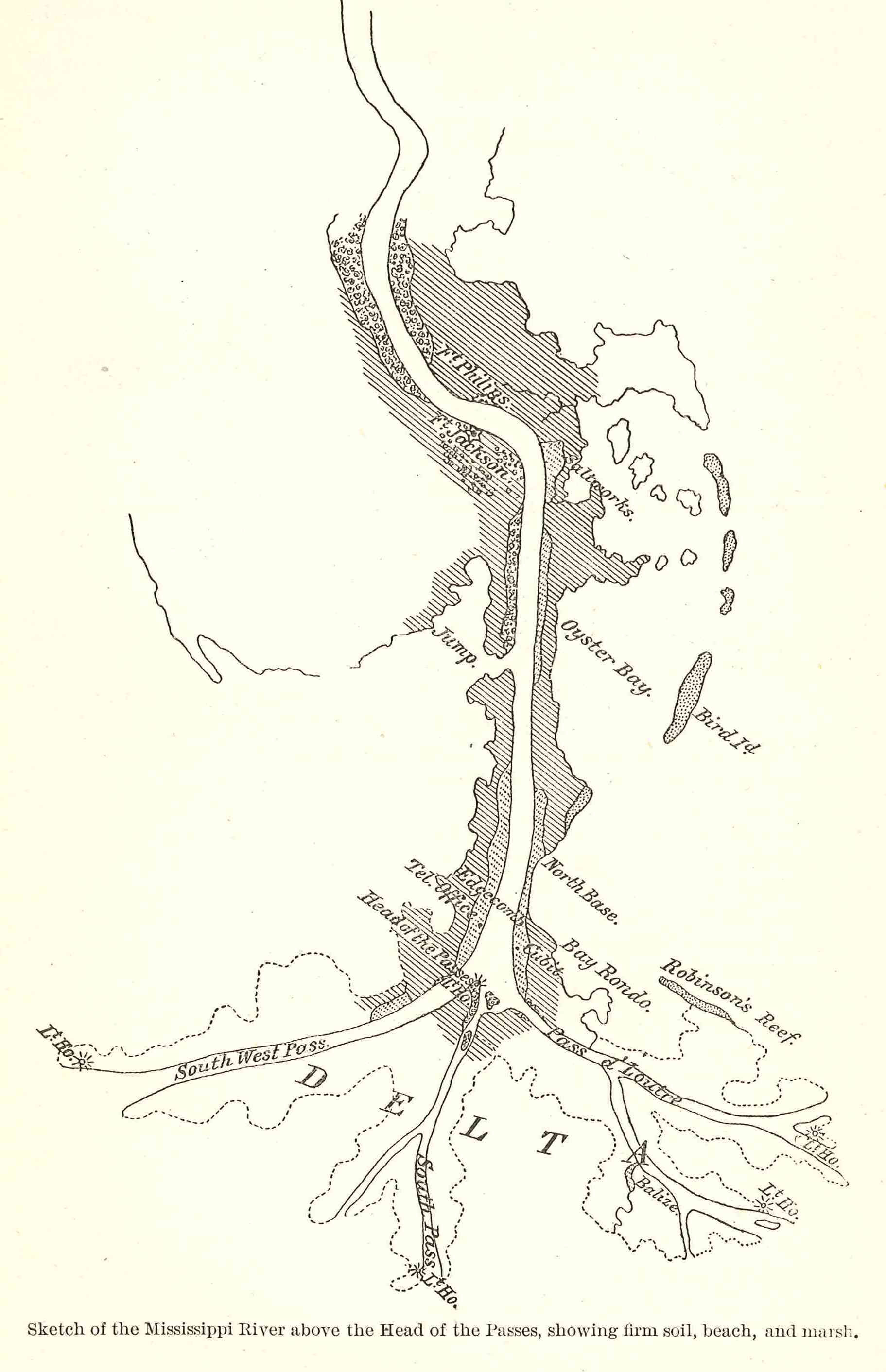 1823x2824 Filemississippi River Head Of Passes 1861.jpg - Delta Sketch