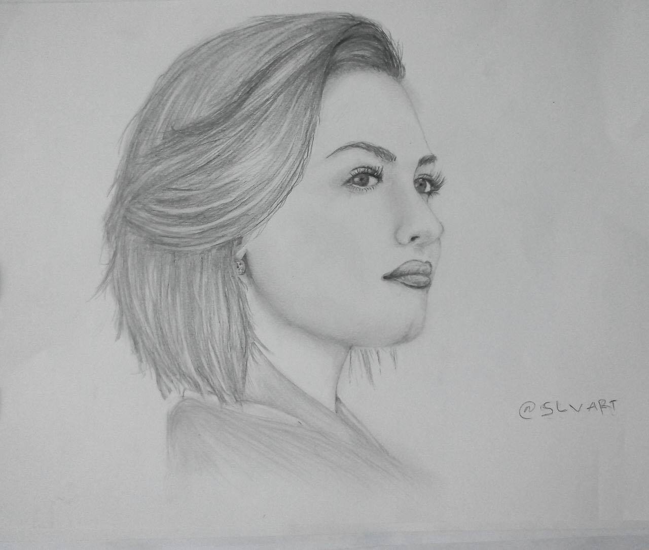 1280x1085 Drawing Demi Lovato - Demi Lovato Sketch
