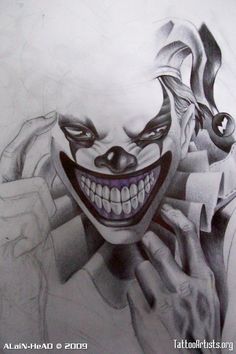 236x354 The 36 Best Evil Face Tattoo Drawings Images Face - Demon Face Sketch