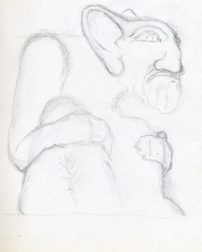 665x829 Simple Demon Drawings - Demon Pencil Sketch