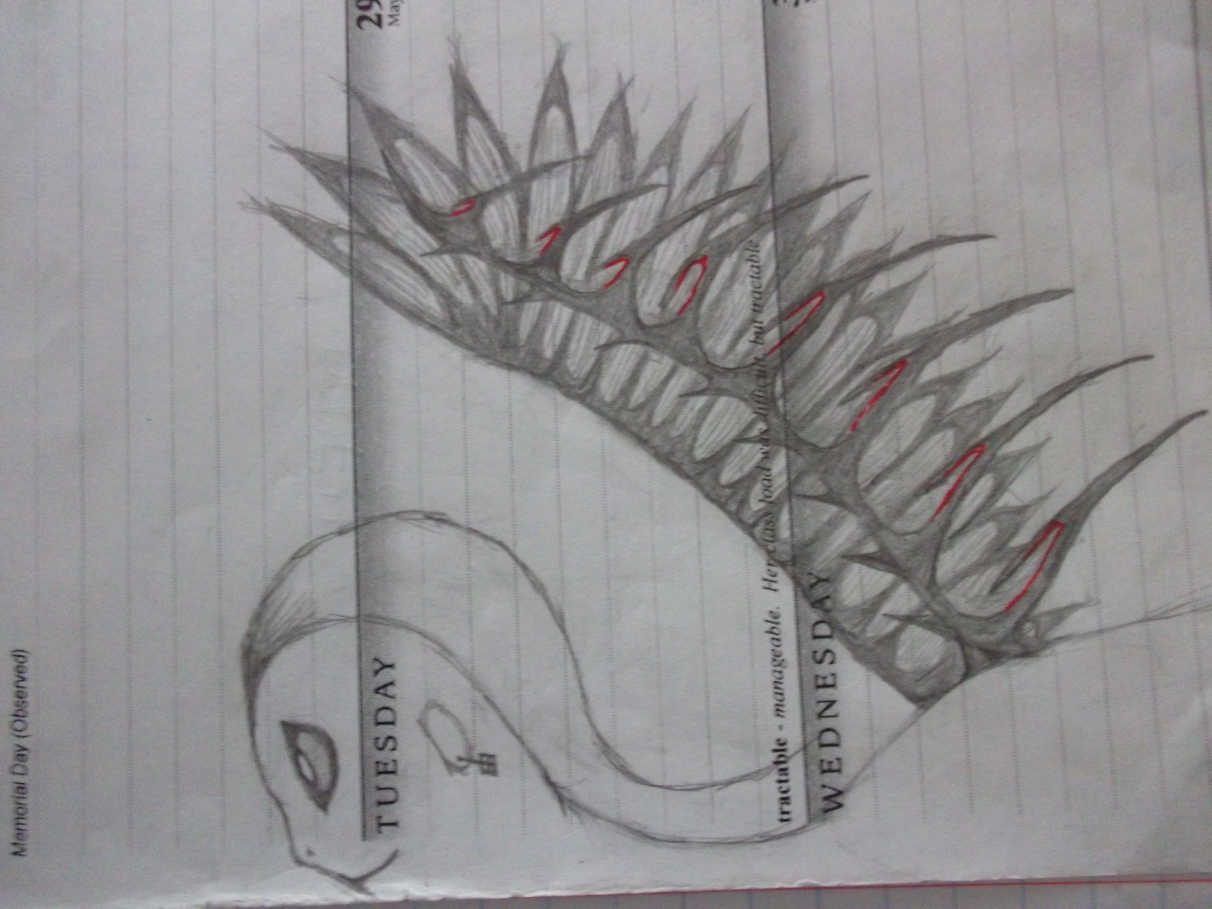 4000x3000 Demonangel Pencil Drawingsketch - Demon Pencil Sketch