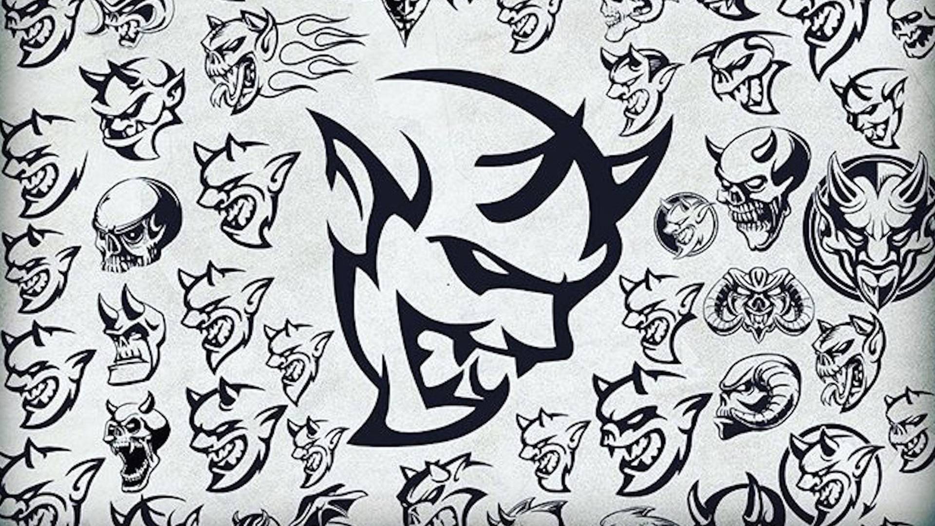 1920x1080 These Sketches Helped Spawn The Dodge Demon Logo - Demon Sketch