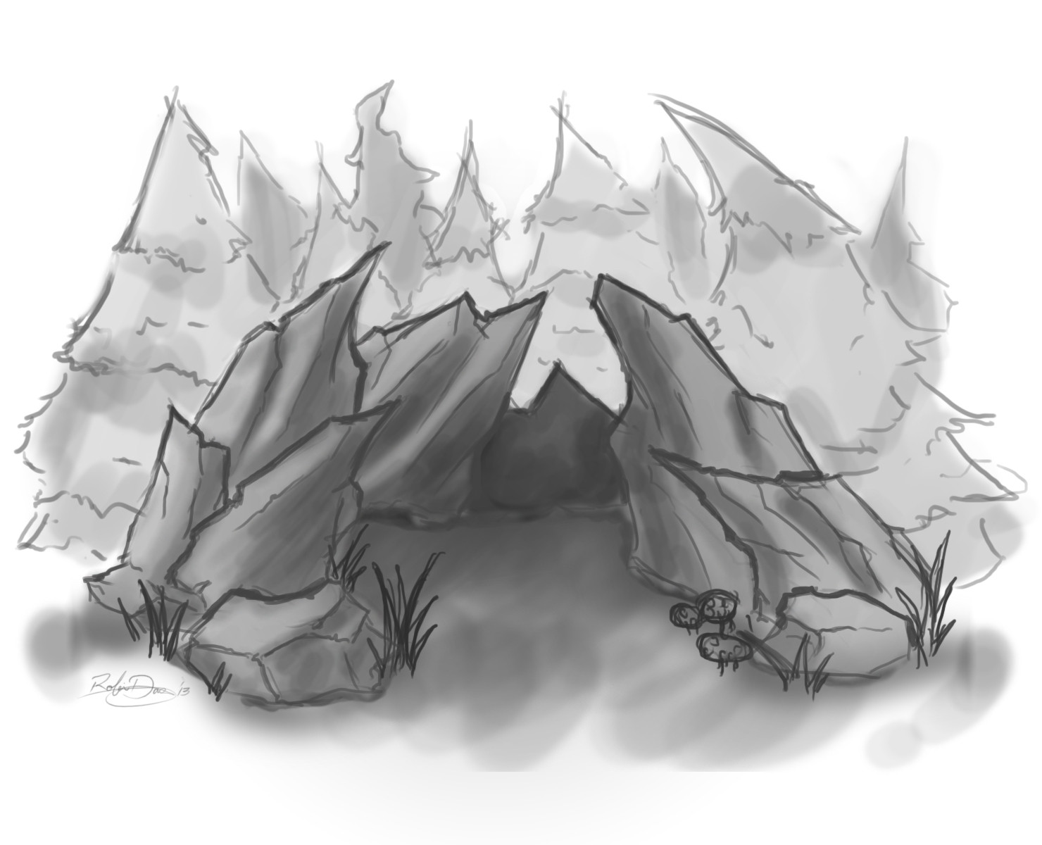 1480x1200 Riot Art Contest] - Den Sketch