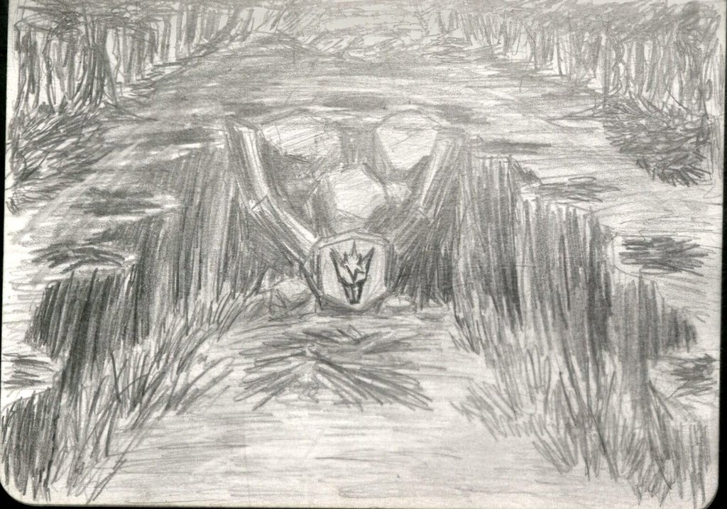 1024x717 Sketchbook Drawings 3 Secret Wolf Den By Taqresu650 - Den Sketch