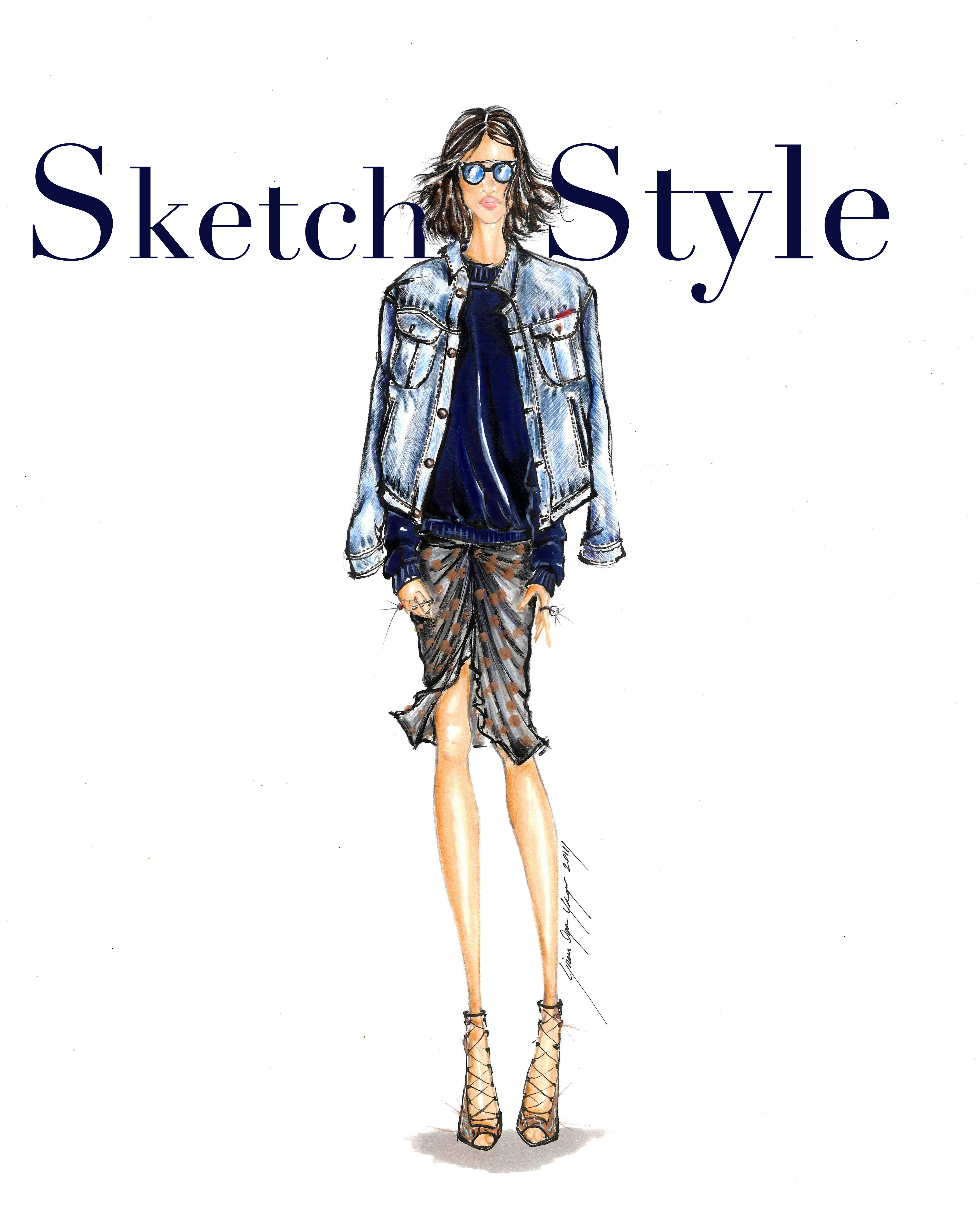 4482x5512 Sketch Amp Style - Denim Sketch
