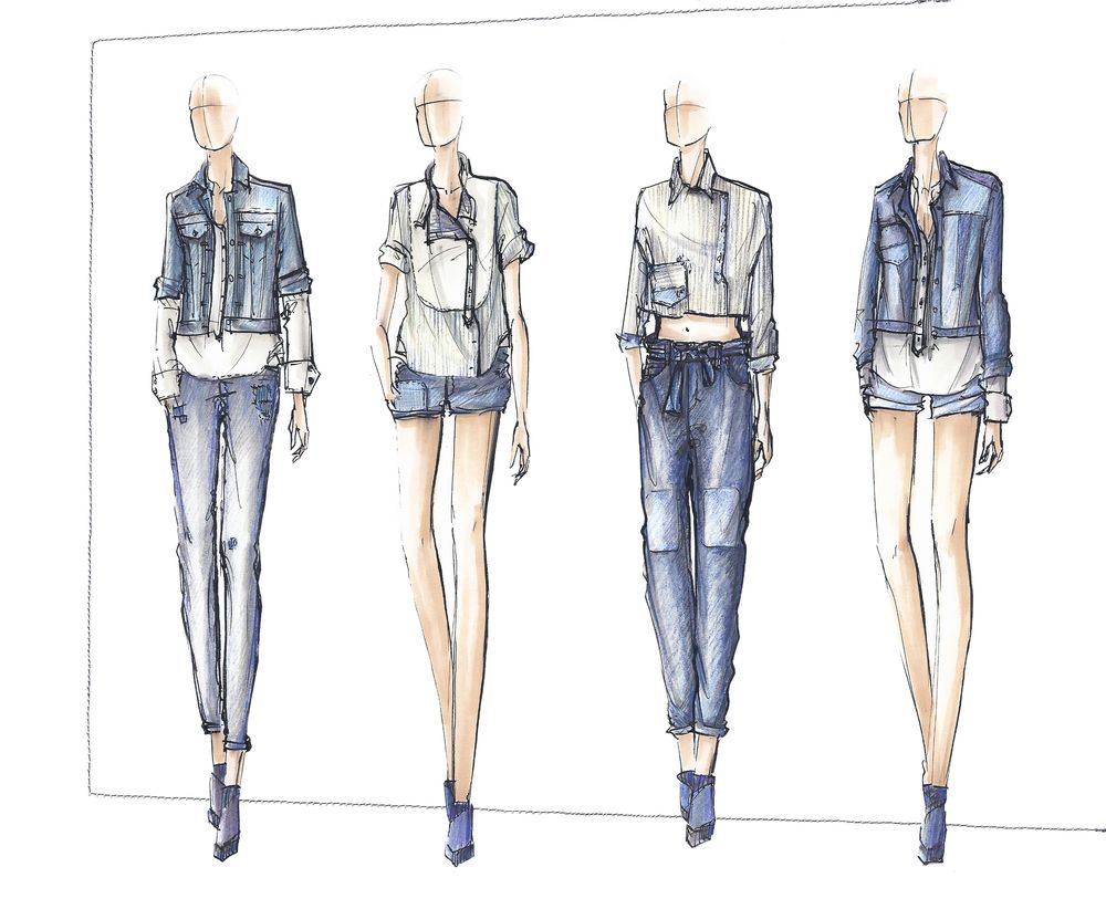 1000x822 Denim Sketches - Denim Sketch
