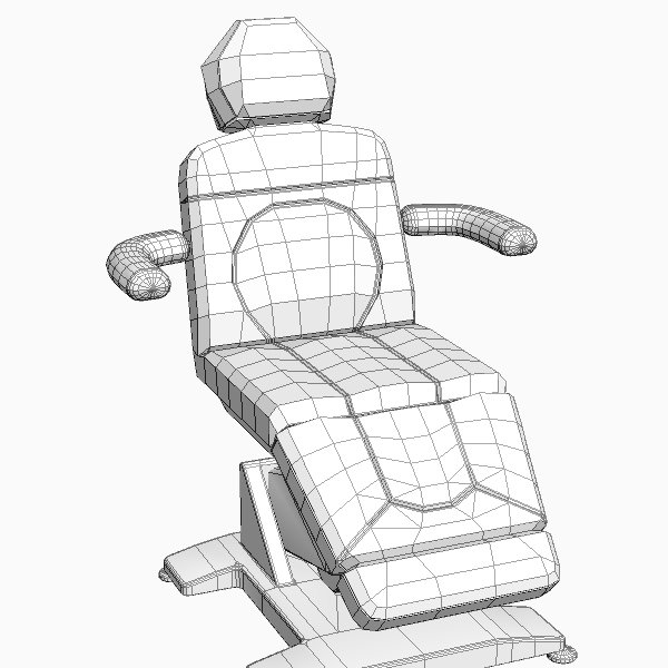 600x600 Dentist Chair 3d Model In Medical Equipment 3dexport - Dentist Sketch