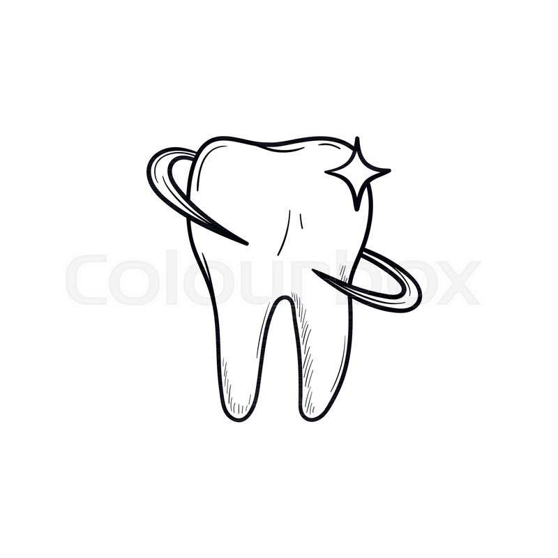 800x800 Tooth Health And Dental Care Hand Drawn Outline Doodle Icon - Dentist Sketch
