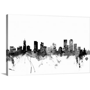 310x310 Denver Skyline Wall Art Wayfair - Denver Skyline Sketch