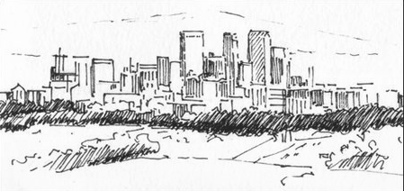 449x212 Offices - Denver Skyline Sketch