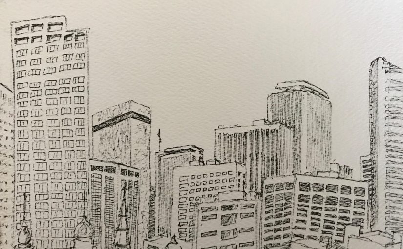 825x510 Sketching The Denver Skyline Matthew French Holt - Denver Skyline Sketch