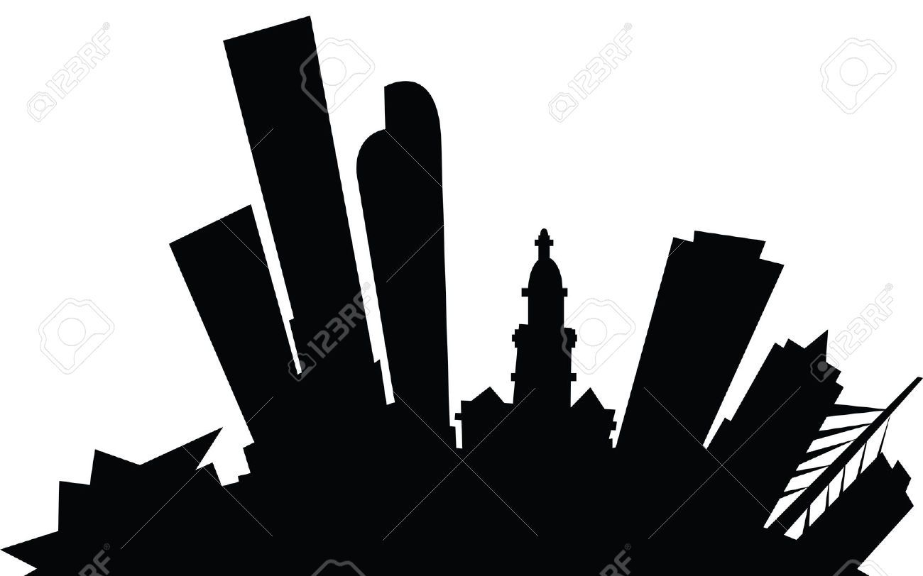 1300x812 Denver Skyline Outline - Denver Skyline Sketch