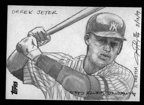 500x367 Derek Jeter Sketch Jay Pangan 3 - Derek Jeter Sketch