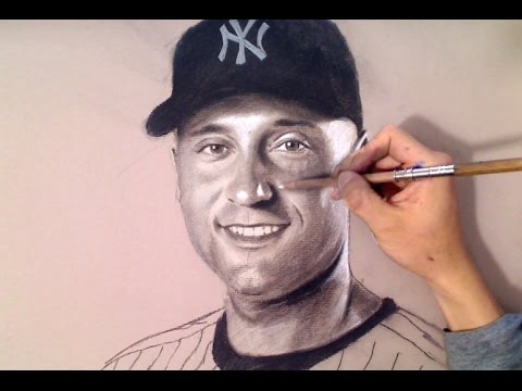 480x360 Drawing Derek Jeter Art Drawing Video - Derek Jeter Sketch