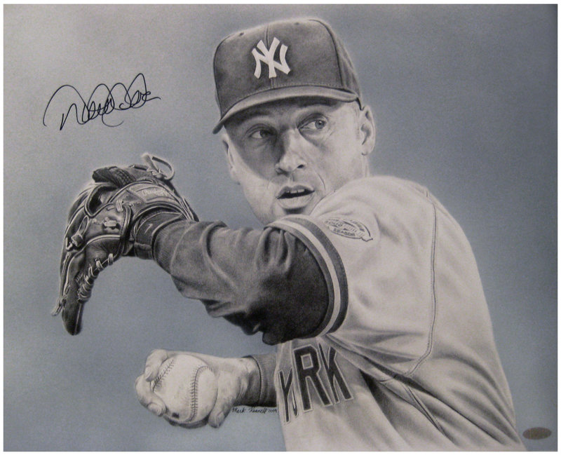 800x649 Yankees Favourites By Dblock110 - Derek Jeter Sketch