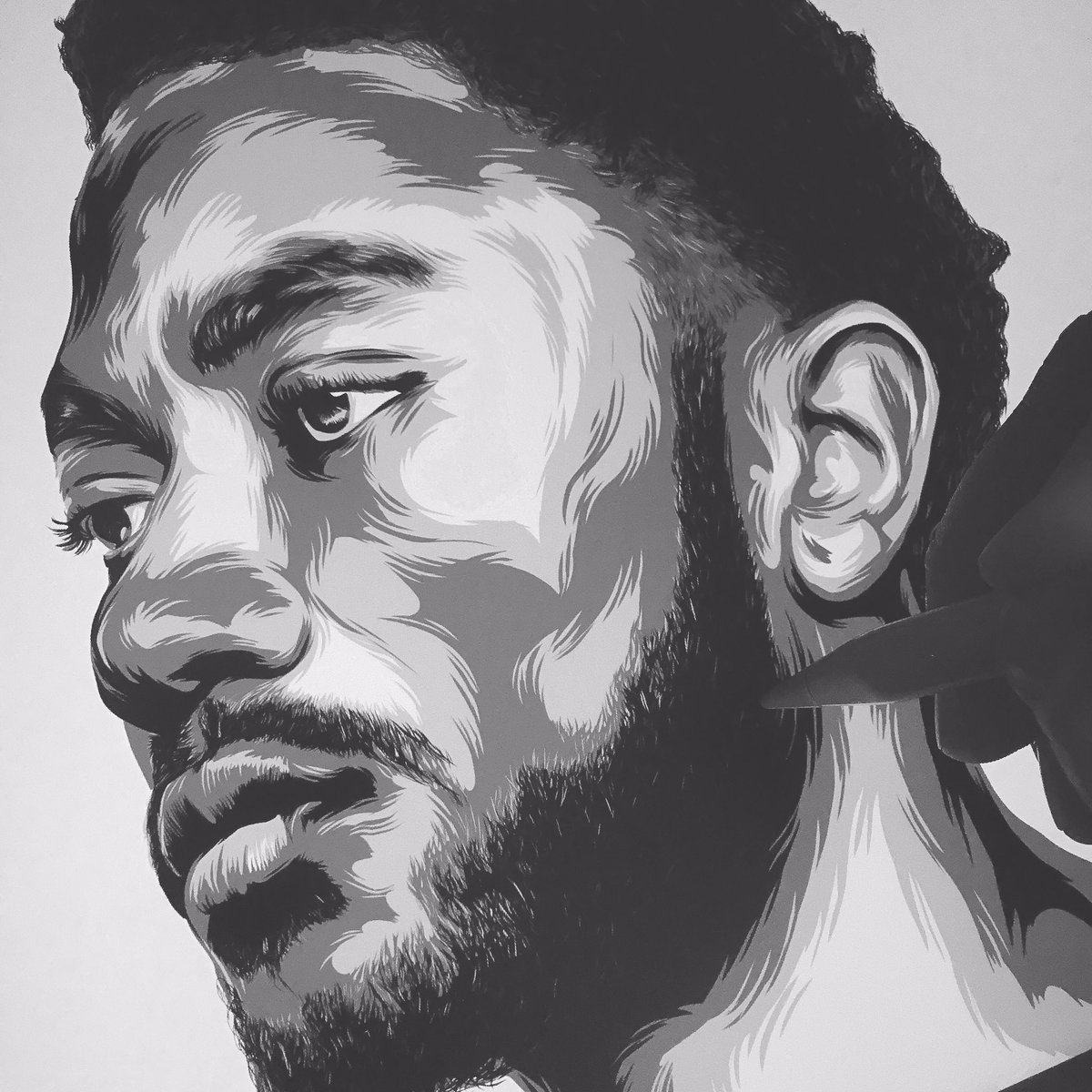 1200x1200 Ptitecao Studio On Twitter - Derrick Rose Sketch