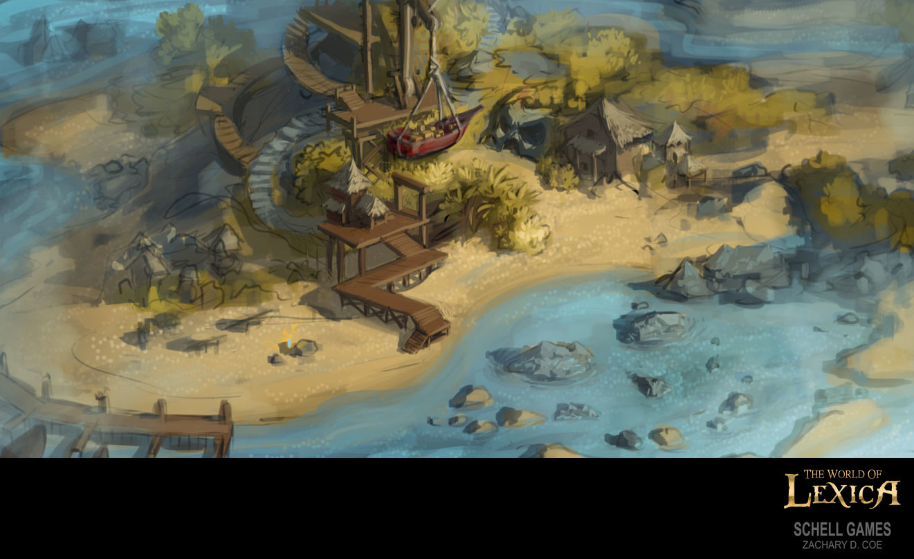 1321x808 Zachary D. Coe - Desert Island Sketch