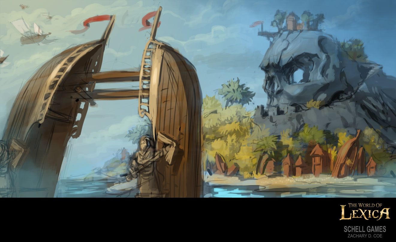 1321x808 Zachary D. Coe - Desert Island Sketch