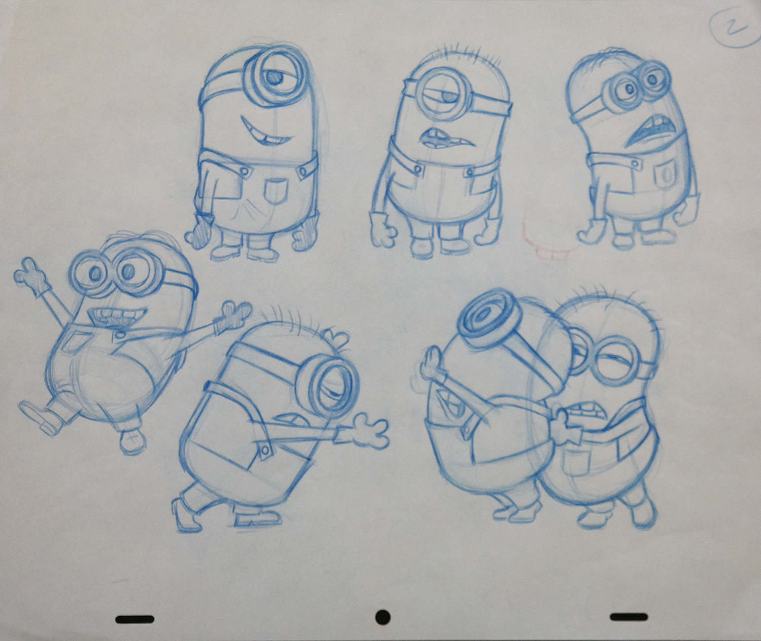 1500x1263 Despicable Me 2 Minion Model Drawing - Despicable Me 2 Sketch
