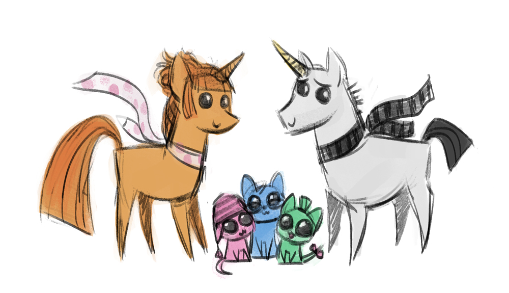 1000x575 Despicable Me 2 X Mlp Sketch By Kessavel Art - Despicable Me 2 Sketch