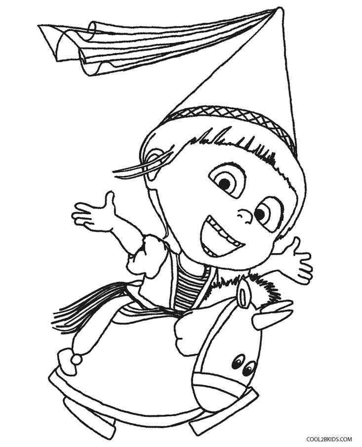 733x906 Printable Despicable Me Coloring Pages For Kids Cool2bkids - Despicable Me 2 Sketch