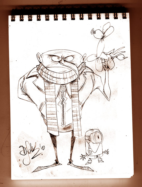 548x722 Despicable Me Sketch By Themrock - Despicable Me Sketches