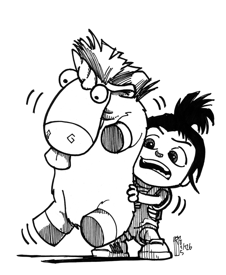 781x948 Despicable Me Kwills - Despicable Me Sketches