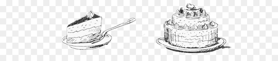 900x200 Cake Drawing Dessert Flour Sketch - Dessert Sketch