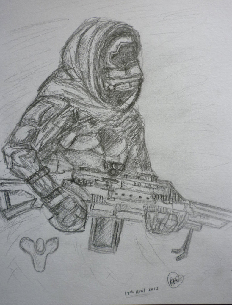 780x1025 Destiny Sketch By Hopedragon - Destiny Sketch
