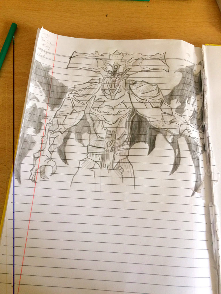 768x1024 Oryx , The Taken King Destiny Sketch This Is My First - Destiny Sketch
