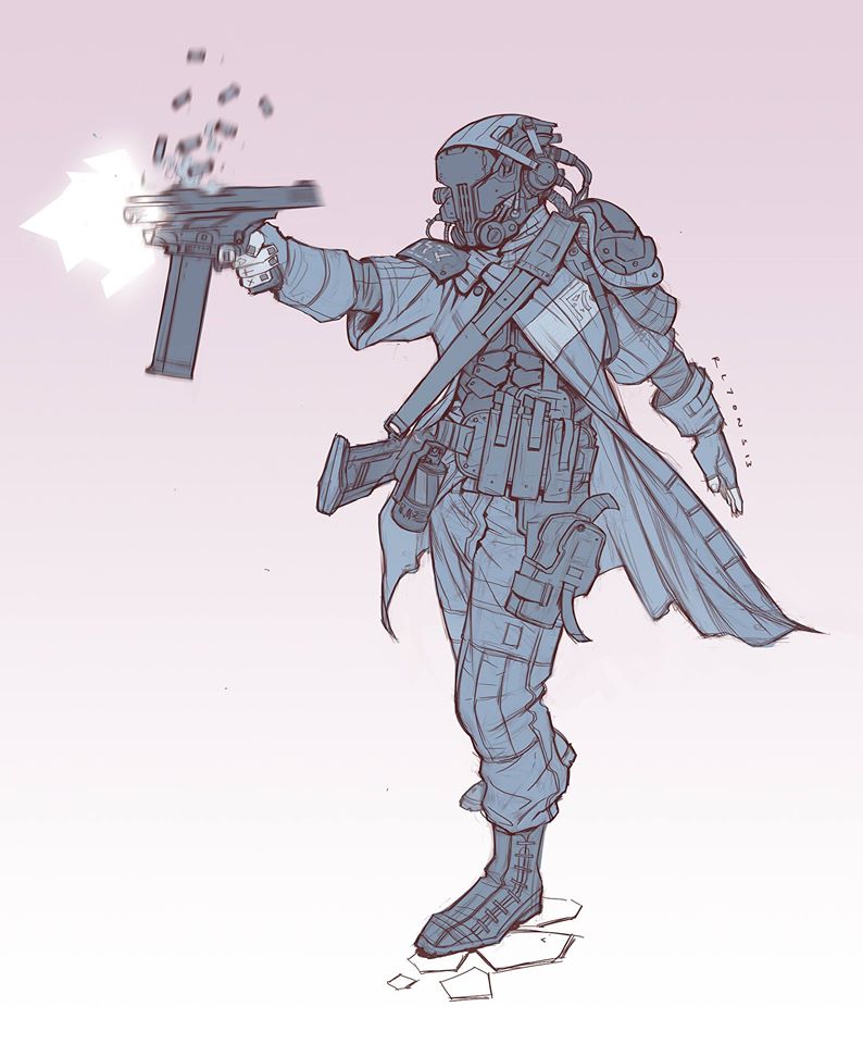 794x960 Rlyonsart Another Destiny Inspired Sketch - Destiny Sketch
