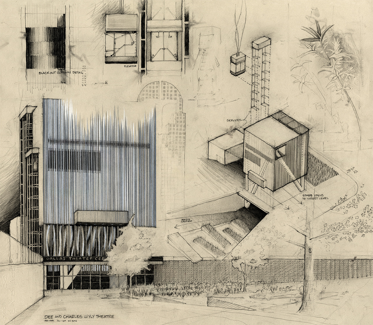 1280x1116 Detailed Sketches Of Design Elements Ideas For Architecture Students - Detailed Sketches
