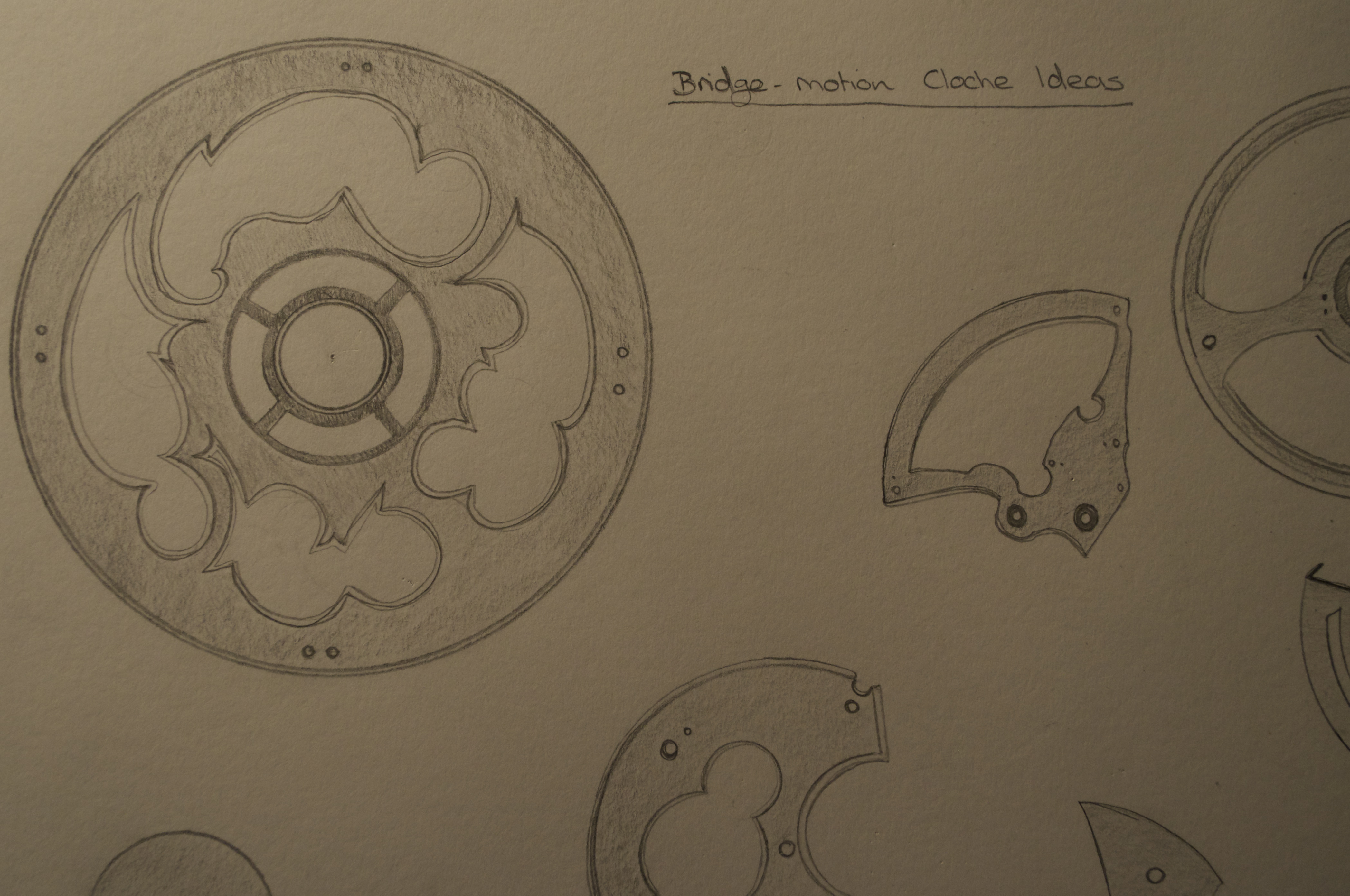 4193x2785 Cloche Gears Detailed Sketches Model Citizen Design - Detailed Sketches