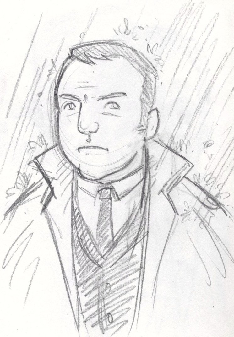 745x1073 Detective Sketch By Robwake - Detective Sketch