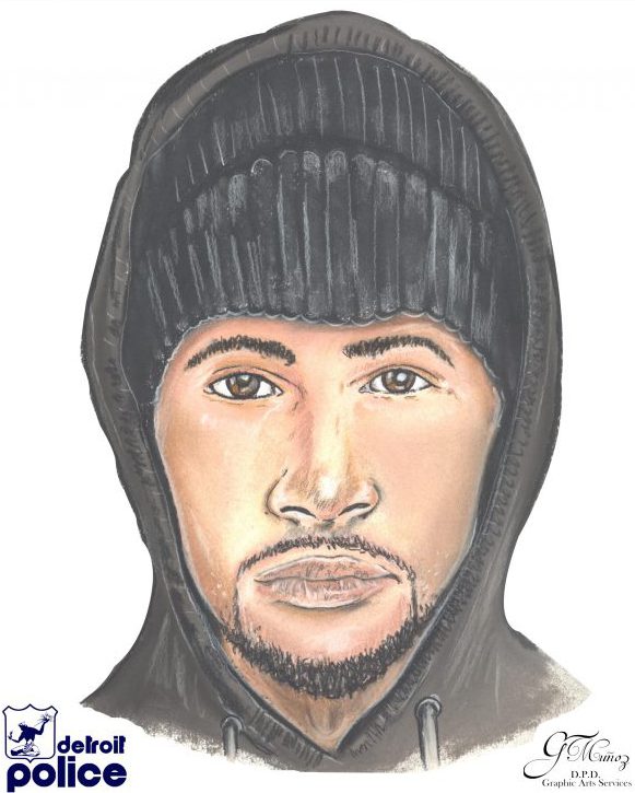 581x725 Detroit Police Release Sketch Of Man Wanted For Murder Cbs Detroit - Detroit Sketch