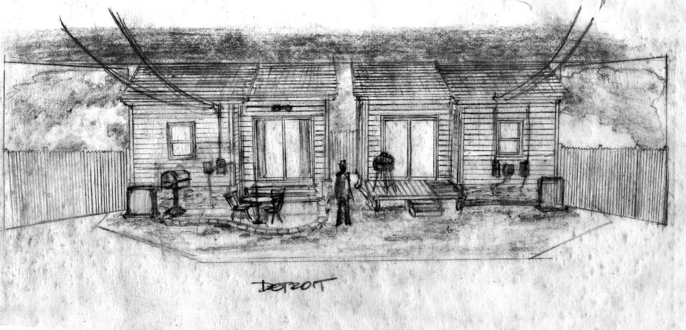 1000x481 Detroit Kimberly V. Powers - Detroit Sketch