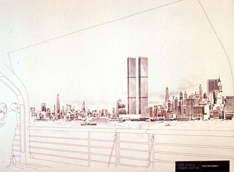 800x588 World Trade Center Architecture Firm Returns To Detroit Michigan - Detroit Skyline Sketch