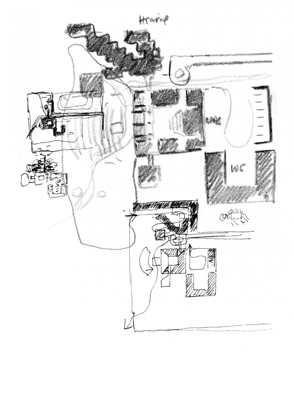 960x1304 Fresh Fish Sold Here Design Development Sketches For The Cept - Development Sketches