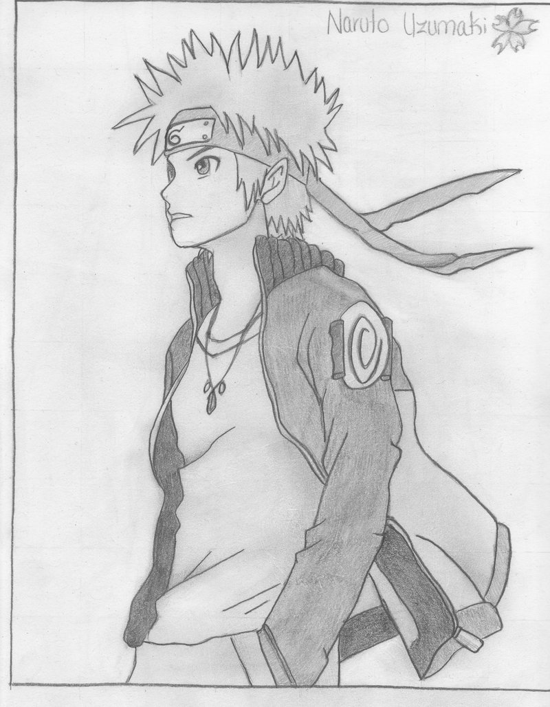 800x1029 Drawn Naruto Pencil Sketch - Deviantart Sketch