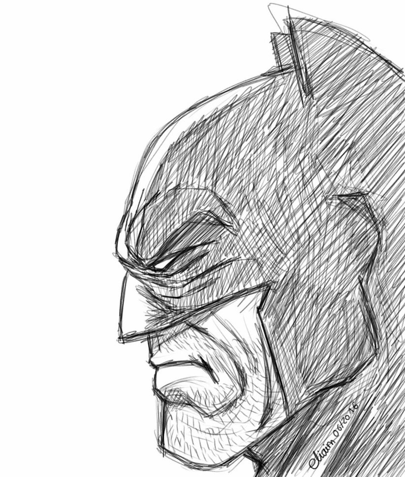 823x970 Batman Sketch - Deviantart Sketch