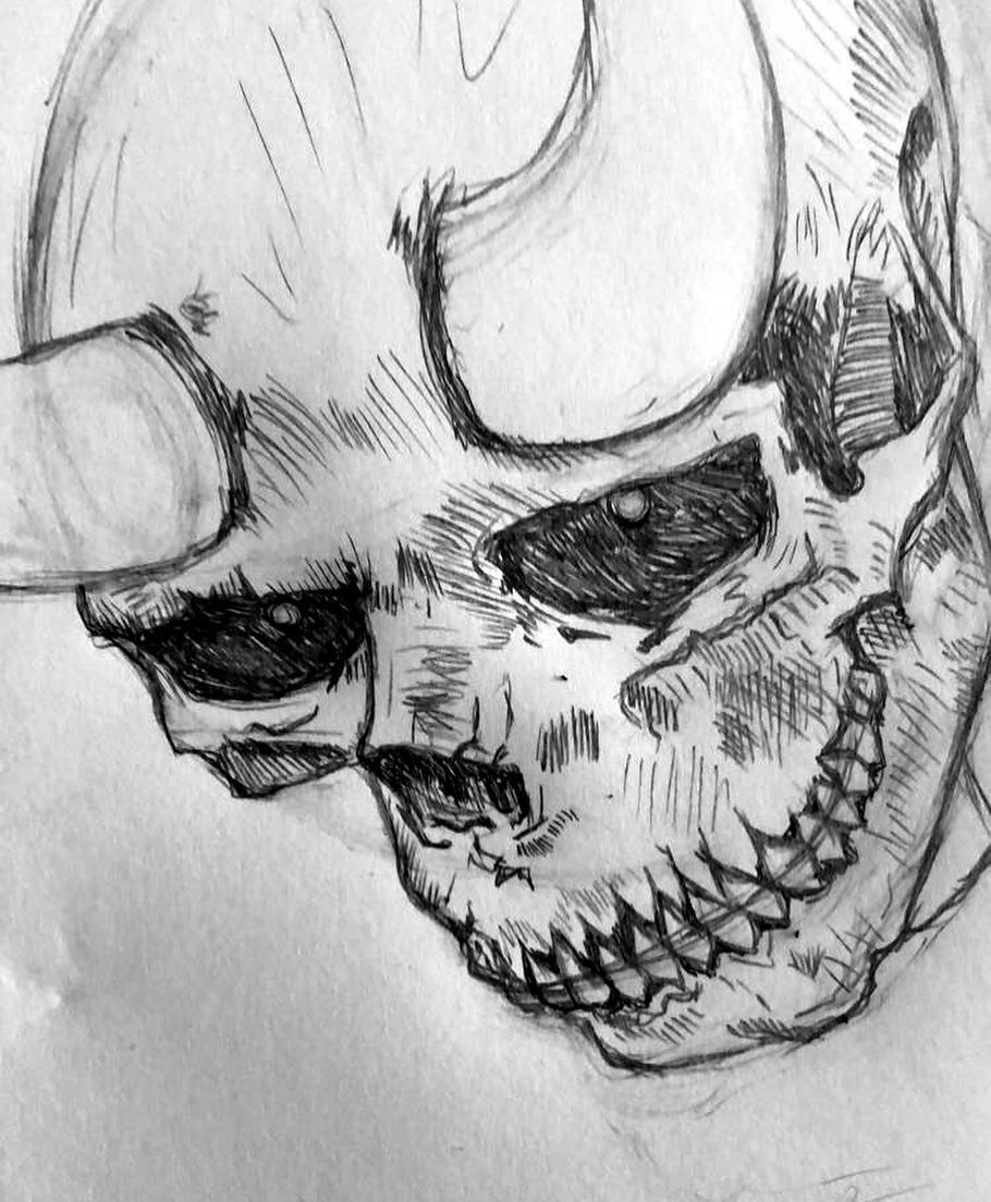 910x1104 Explore Hashtag - Devil Horns Sketch