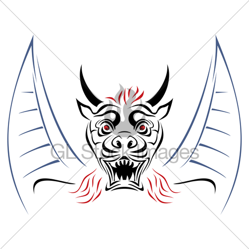 500x500 Devil On Sketch Gl Stock Images - Devil Horns Sketch