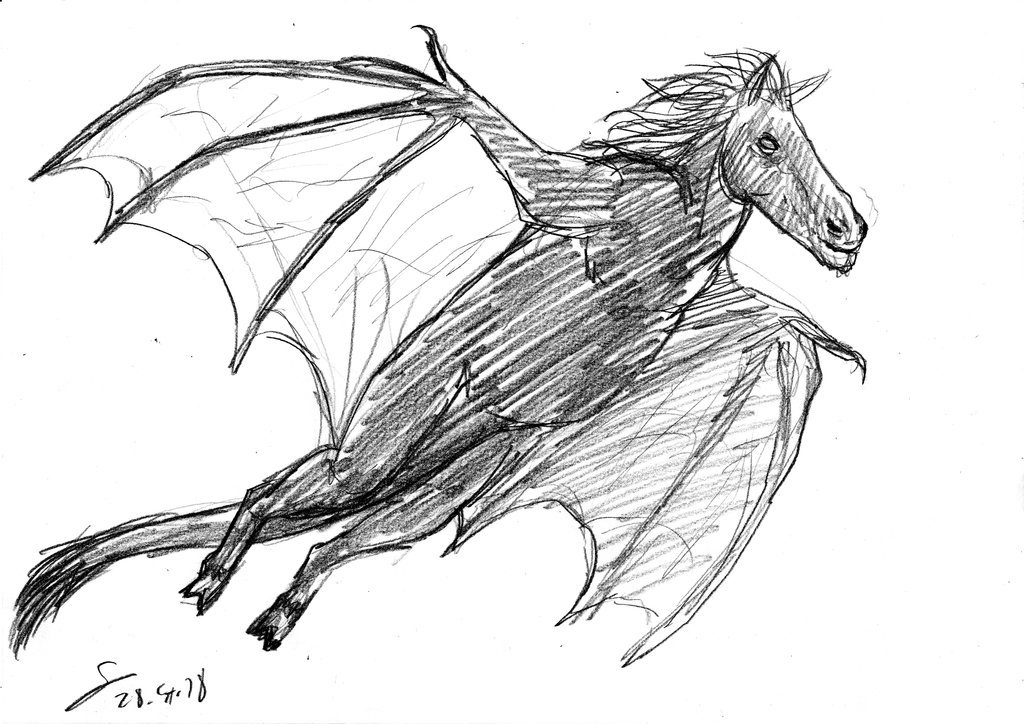 1024x724 Jersey Devil Sketch By Shinreddear - Devil Sketch