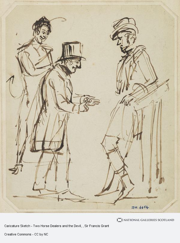 600x808 Caricature Sketch - Devil Sketch