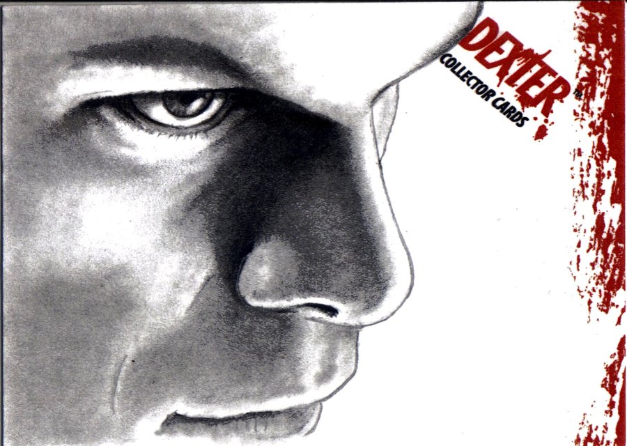 900x640 Dexter Morgan Closeup By Dr Horrible - Dexter Sketch