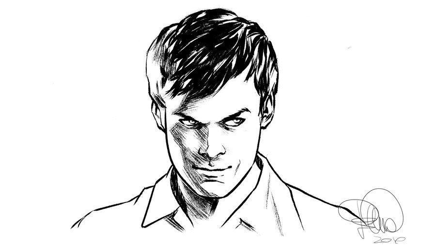 900x514 Dexter Fast Sketch By Elena On - Dexter Sketch