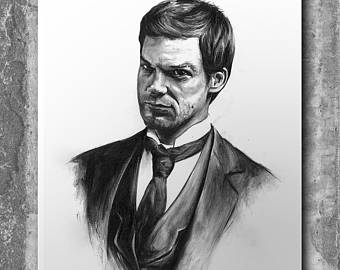 340x270 Dexter Poster Etsy - Dexter Sketch